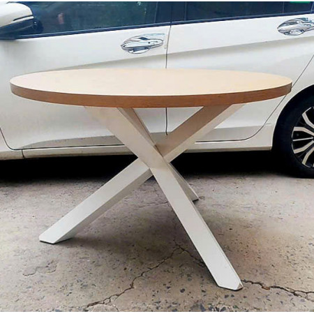 Kenay Home : Bàn Ăn Tròn 1m2 - Vàng Gỗ